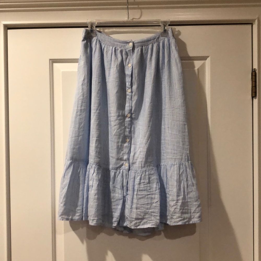 Seersucker Summer Skirt